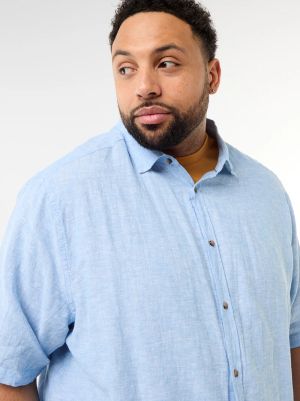 Мъжка  лененa риза голям размер