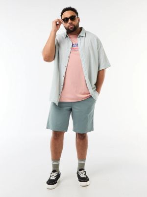 Мъжка  лененa риза голям размер