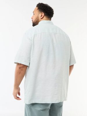 Мъжка  лененa риза голям размер