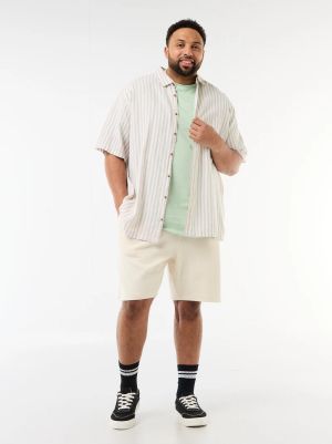 Мъжка  лененa риза голям размер