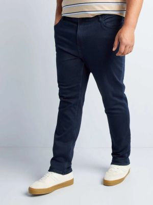 Голям размер мъжки дънки Slim fit 