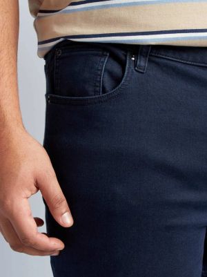 Голям размер мъжки дънки Slim fit 