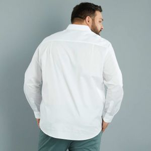 Мъжка риза с дълъг ръкав с размер 3XL-8XL
