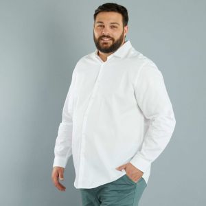 Мъжка риза с дълъг ръкав с размер 3XL-8XL
