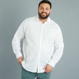 Мъжка риза с дълъг ръкав с размер 3XL-8XL