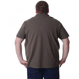 Голям размер мъжка блуза с къс ръкав