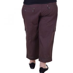 Голям размер дамски летен панталон